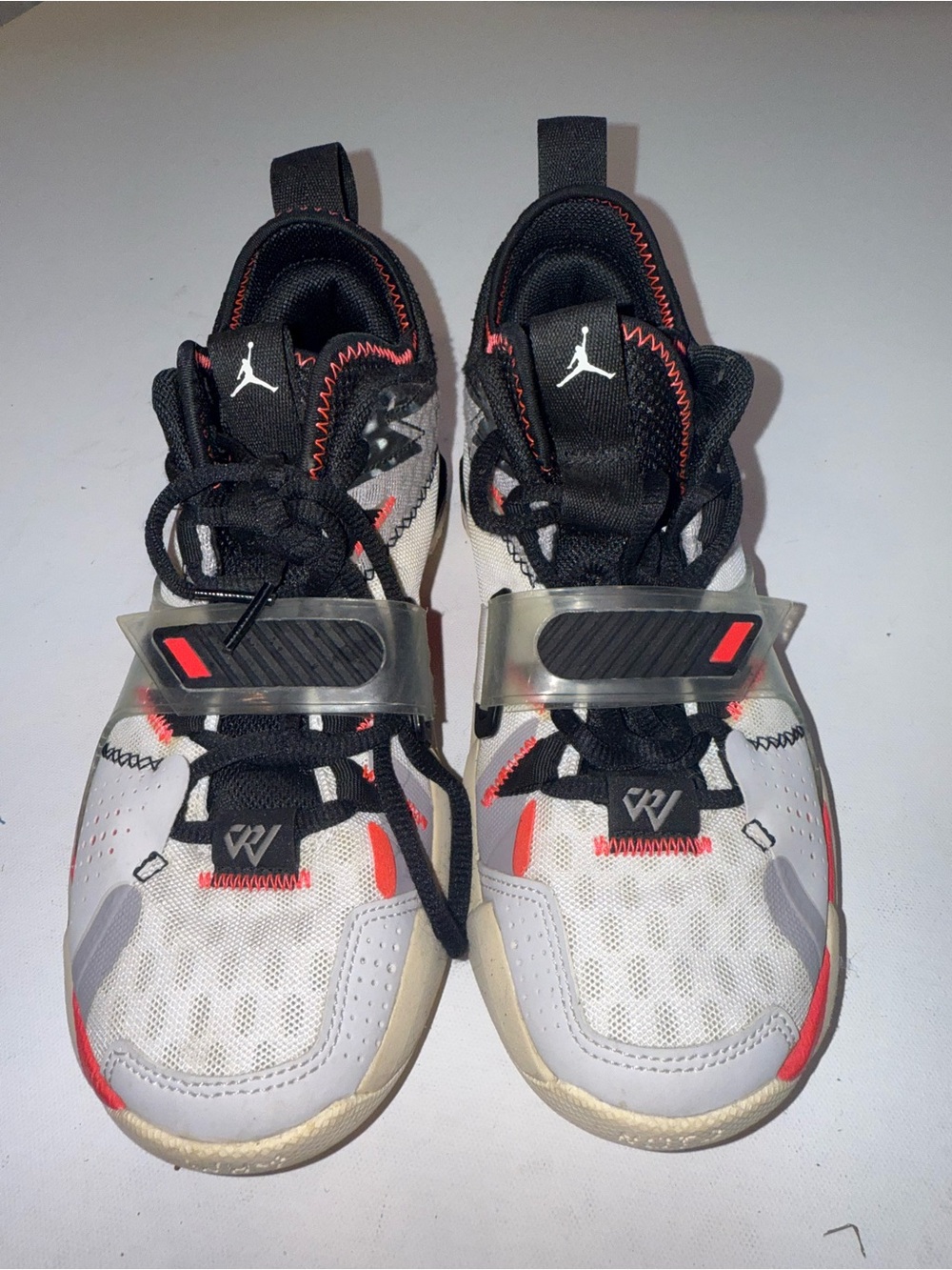 Jordan Kids Sneakers White Black Red